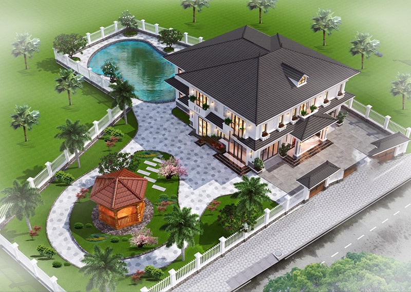 Chiêm ngưỡng mẫu thiết kế nhà vườn cấp 4 hiện đại tại Quỳnh Lưu