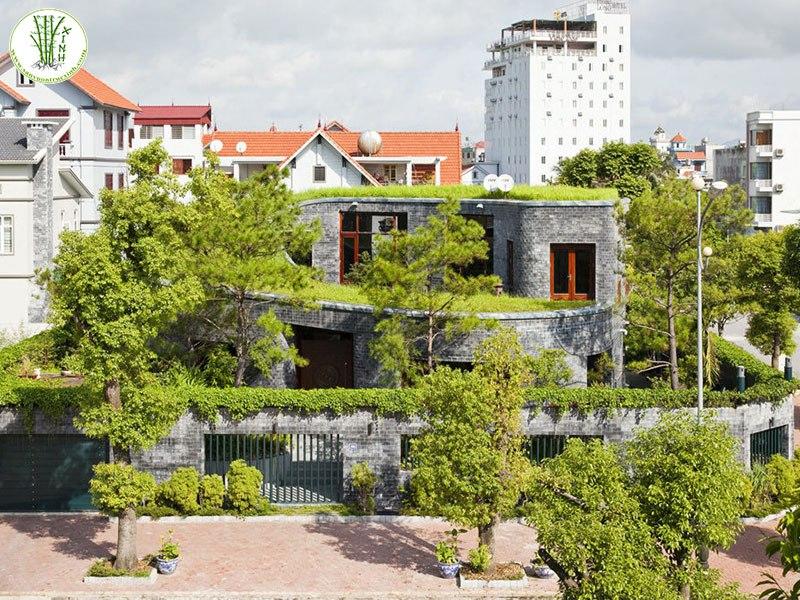 Không gian xanh mát với vườn trên mái cho nhà phố