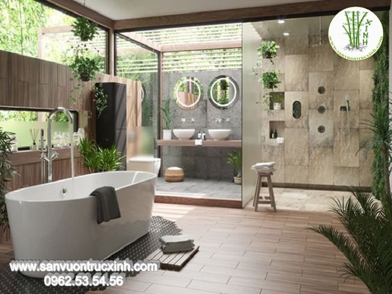 Nó là cách tuyệt vời để giữ cho không khí trong phòng tắm luôn tươi mát và sạch sẽ. Hãy xem hình ảnh để tìm hiểu thêm về những loại cây phù hợp với không gian phòng tắm của bạn.\