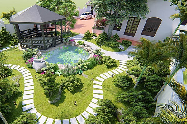 20+ Ý tưởng thiết kế cảnh quan sân vườn độc đáo, đẹp mê ly